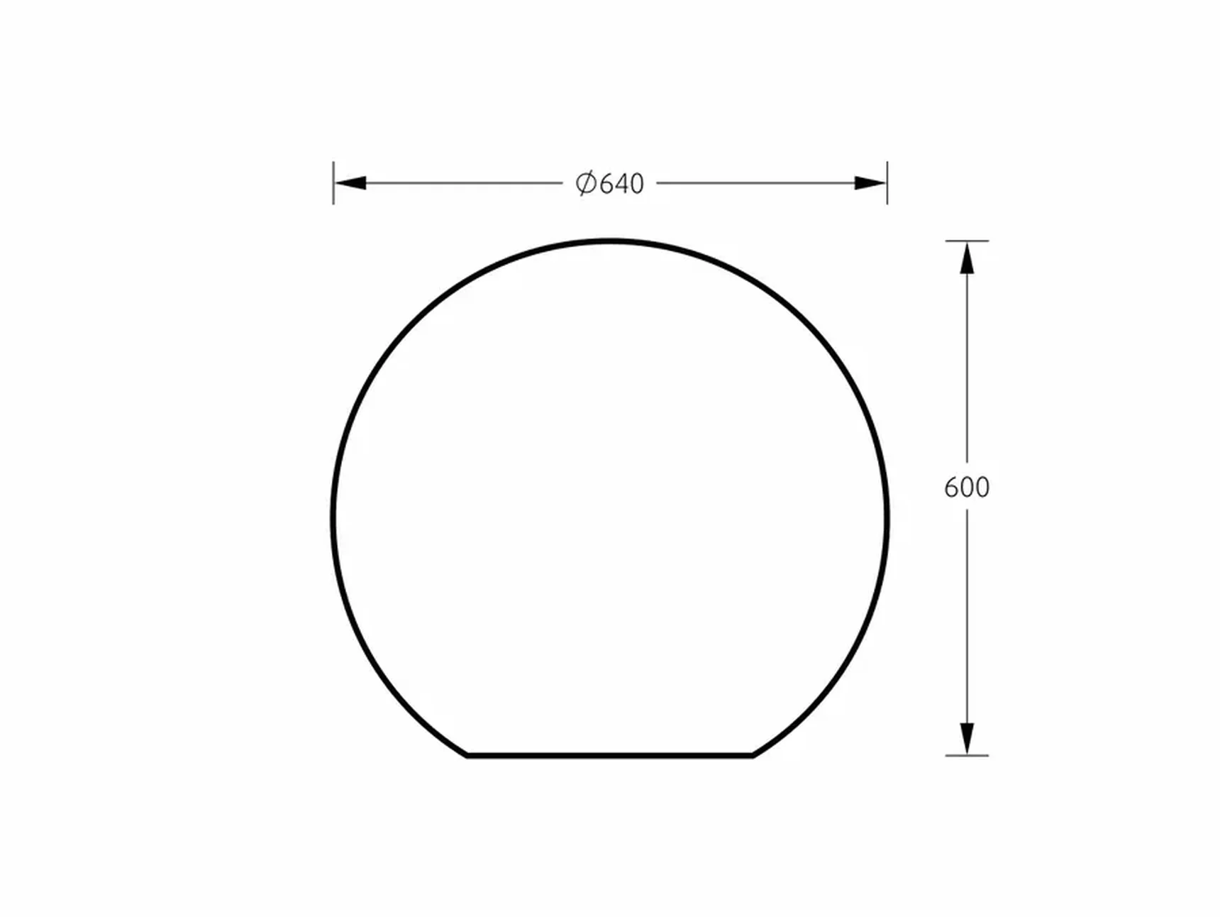 Светильник напольный Шар SPHERE_F (E27) 65 IP65 4000K