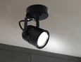 Накладной поворотный светильник с выключателем TA102 BK черный GU10 D80*130*D60