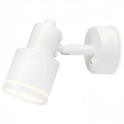 Накладной поворотный спот с выключателем TA1281 WH белый GU10 max 12W 100*55*132