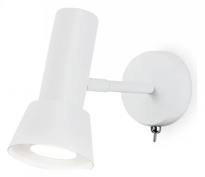Светильник настенный с выключателем TA13128 WH белый GU10 max 12W D85*L150*H240
