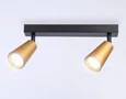 Светильник накладной TA13146/2 BK/GD черный/золото GU10/2 max 12W 295*60*130