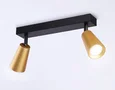 Светильник накладной TA13146/2 BK/GD черный/золото GU10/2 max 12W 295*60*130