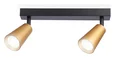 Светильник накладной TA13146/2 BK/GD черный/золото GU10/2 max 12W 295*60*130