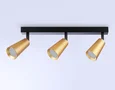 Светильник накладной TA13151/3 BK/GD черный/золото GU10/3 max 12W 445*60*130