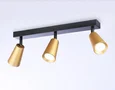 Светильник накладной TA13151/3 BK/GD черный/золото GU10/3 max 12W 445*60*130