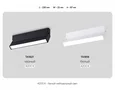Светильник светодиодный накладной TA1821 BK черный LED 12W 4200K 230*22*87