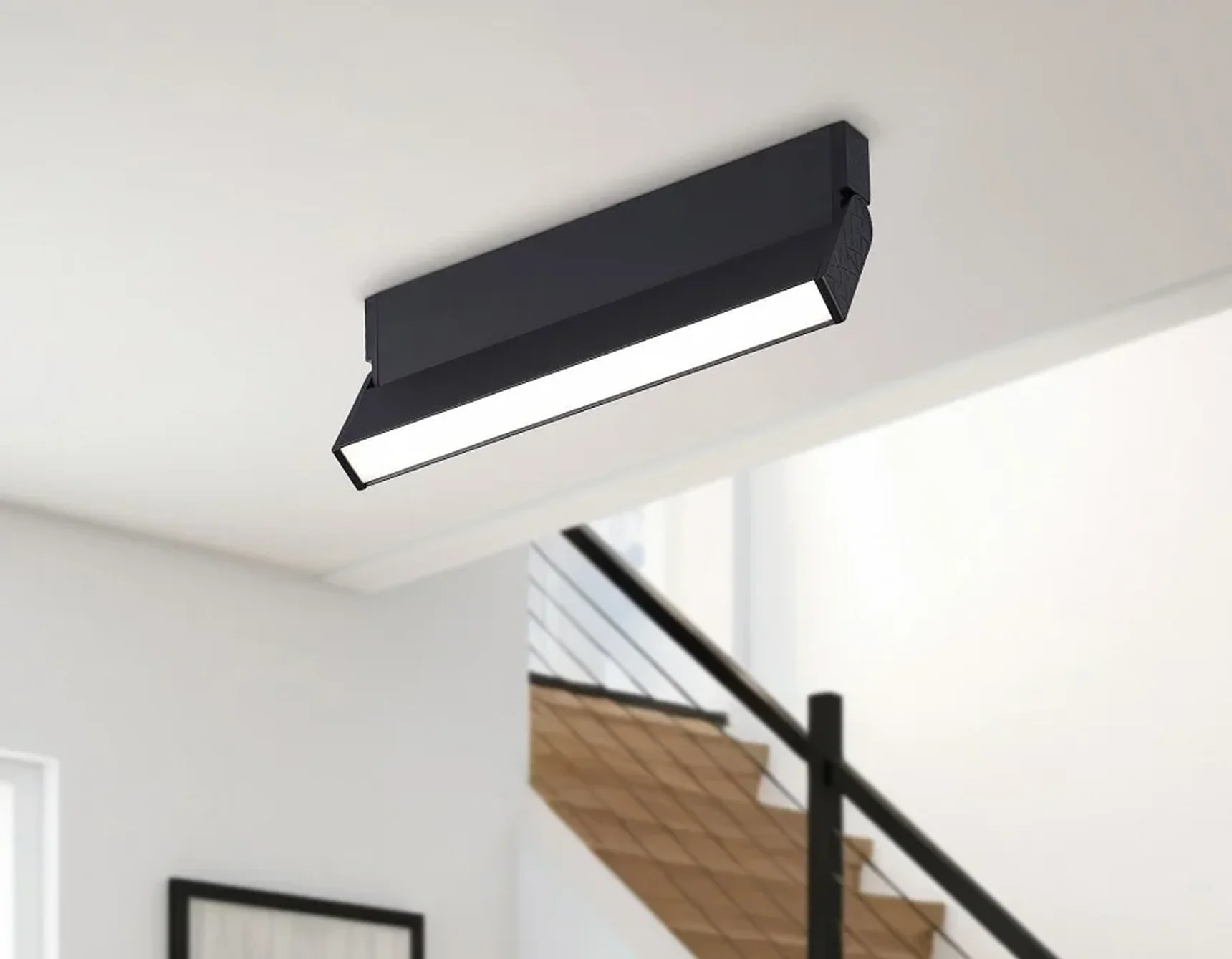 Светильник светодиодный накладной TA1821 BK черный LED 12W 4200K 230*22*87