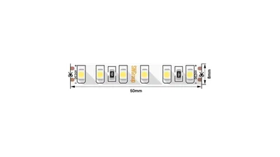 Лента светодиодная стандарт 3528, 120 LED холодный белый, 0009464