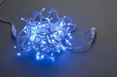 LED-PLS-200-20M-240V-B/W-W/O, Синий/белый провод, IP-54, соединяемая (без силового шнура)