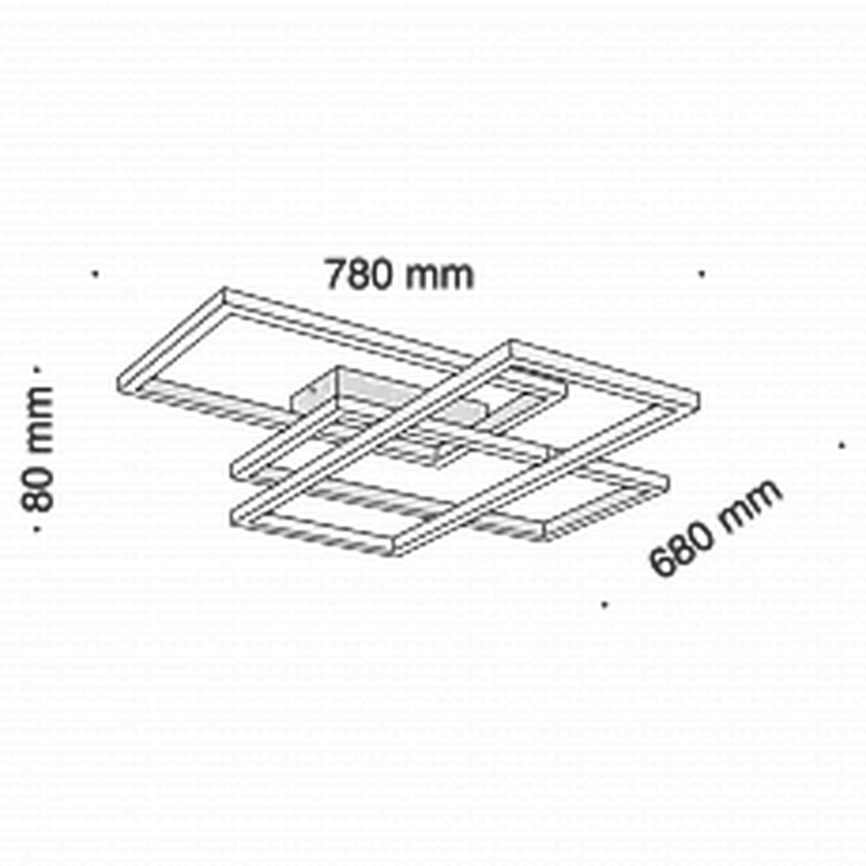 Потолочный светильник Line MOD015CL-L80B