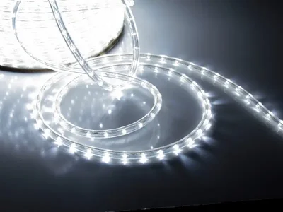 Дюралайт круглый LED-DL-2W-100M-1M-240V-W белый,13мм, 1М (приход 2018)