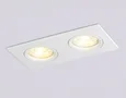 Светильник встраиваемый TN102460/2 WH белый GU5.3 160*81*28
