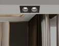 Светильник встраиваемый TN102832/2 BK/BK черный/черный GU5.3/2 178*93*50