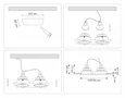 Светильник встраиваемый TN102832/2 BK/BK черный/черный GU5.3/2 178*93*50