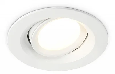 Встраиваемый поворотный точечный светильник GU5.3 TN1141 WH белый IP44 GU5.3 D95*38