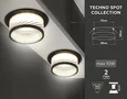 Встраиваемый светильник TN1252 SBK/CL черный песок/прозрачный GU5.3 D98*58