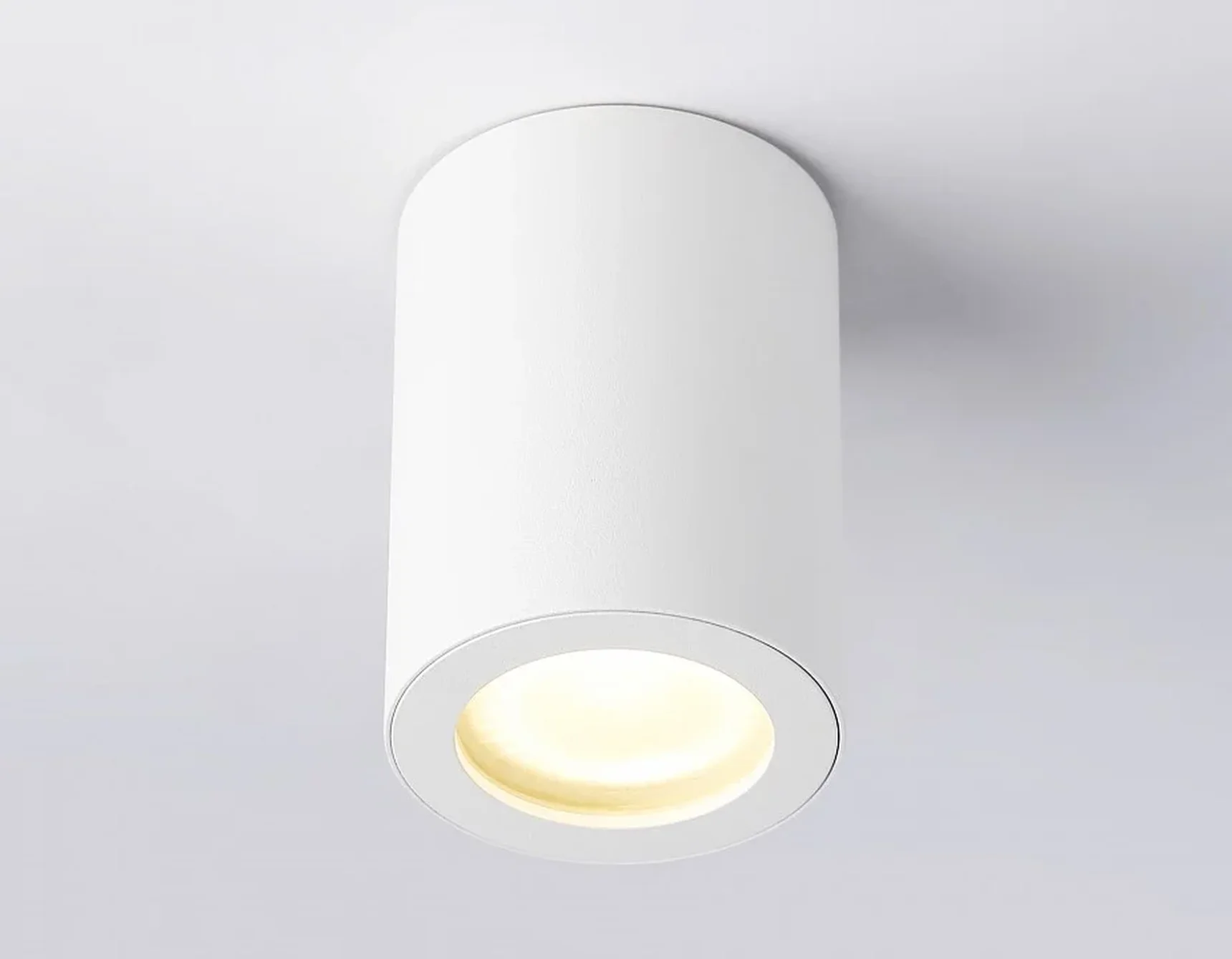 Светильник накладной TN22797 WH белый IP44 GU10 max 12W D65*90