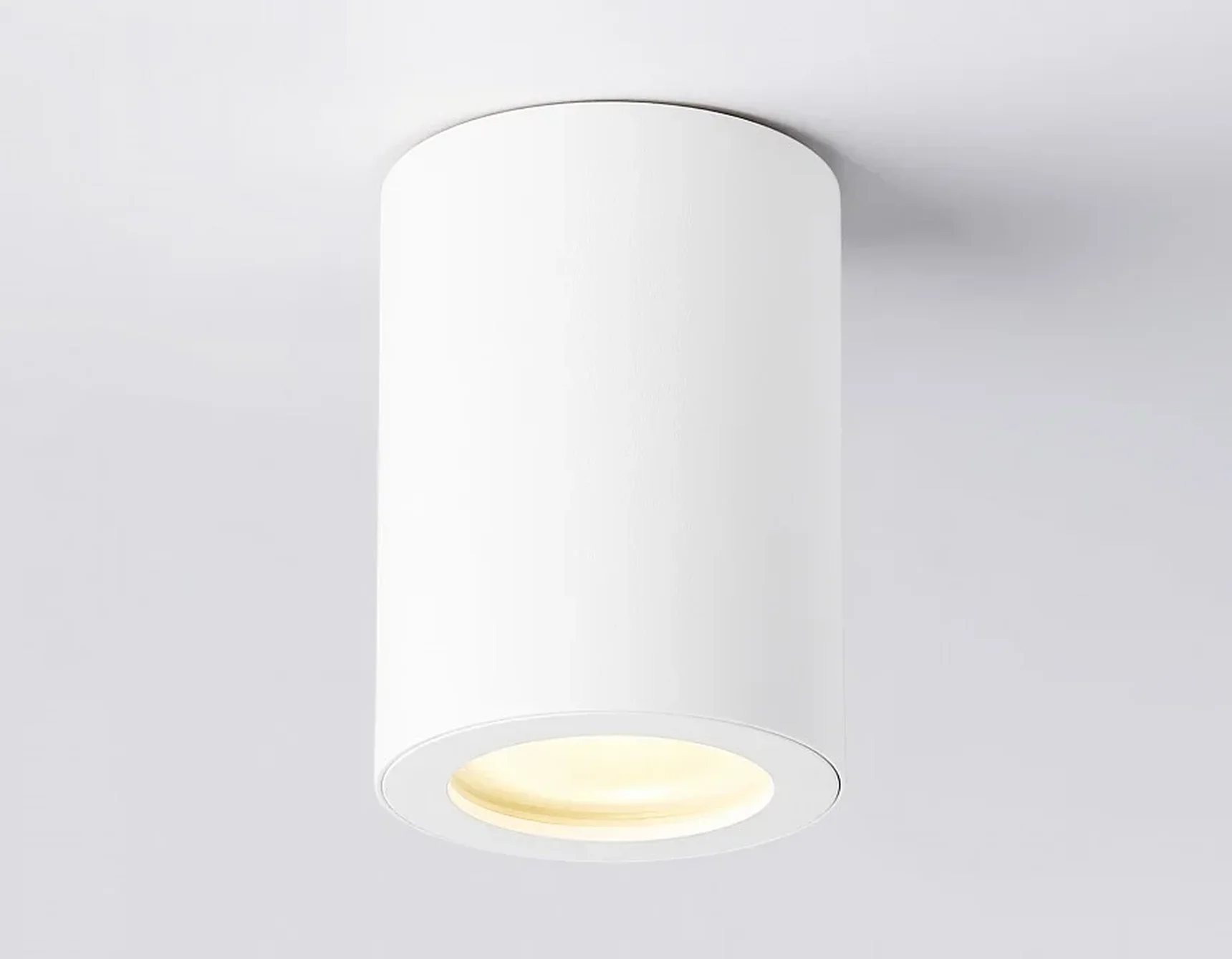 Светильник накладной TN22797 WH белый IP44 GU10 max 12W D65*90
