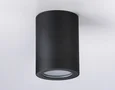 Светильник накладной TN22799 BK черный IP44 GU10 max 12W D65*90