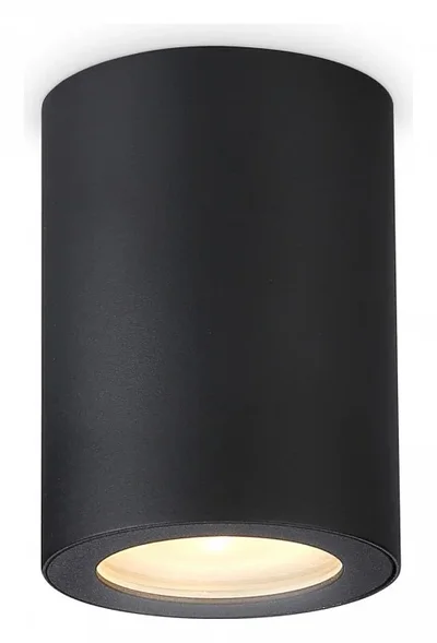 Светильник накладной TN22799 BK черный IP44 GU10 max 12W D65*90