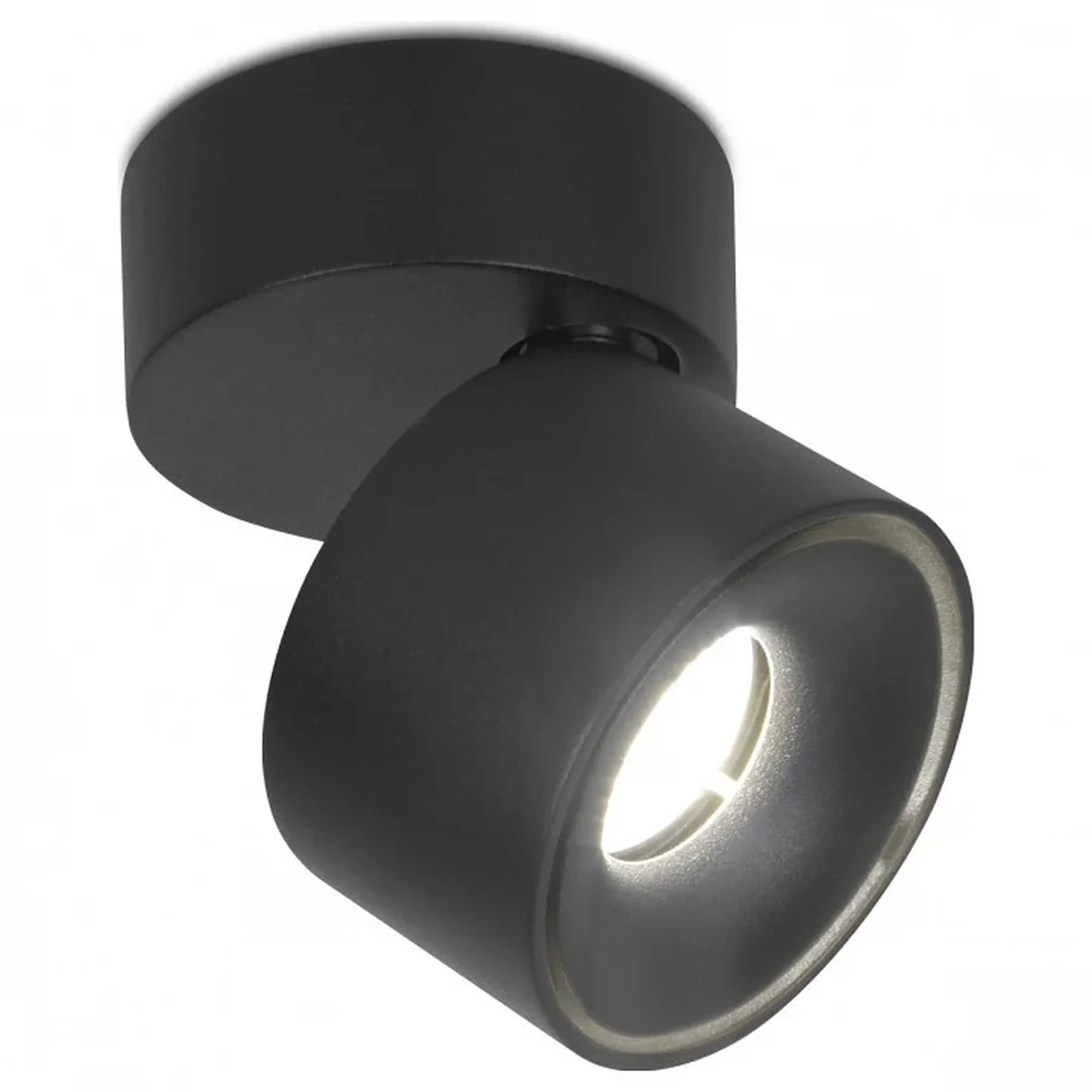 Накладной поворотный светодиодный светильник TN269 SBK черный песок LED 4200K 7W D75*83