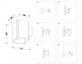 Светильник настенный TN5118 BK черный G9 max 40W 120*80*105