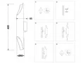 Светильник настенный TN5151/2 WH белый E27/2 max 40W 400*60*85