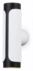 Настенный светильник со сменной лампой TN51614/2 WH/BK белый/черный GU10/2 D58*195*82