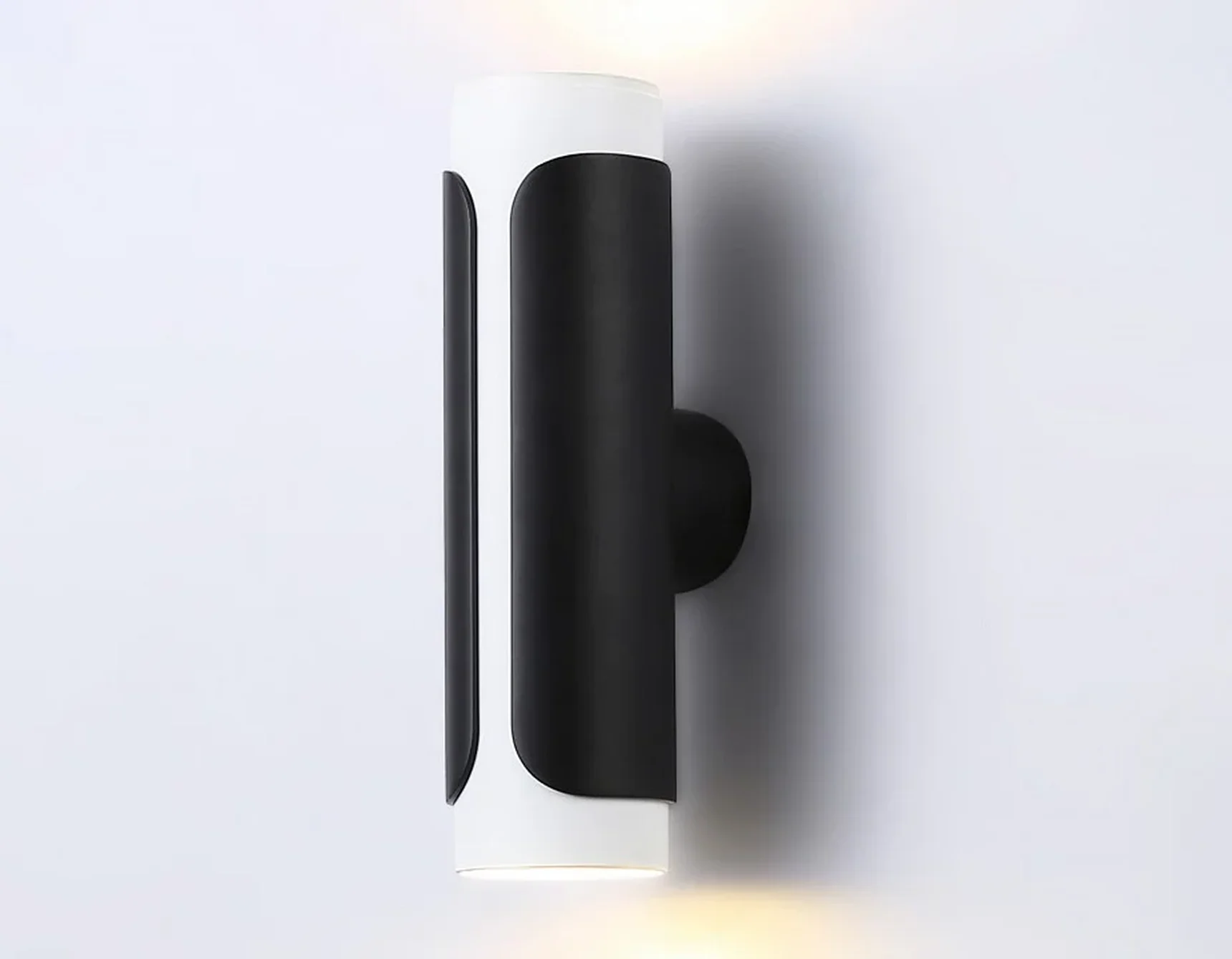 Настенный светильник со сменной лампой TN51617/2 BK/WH черный/белый GU10/2 D58*195*82