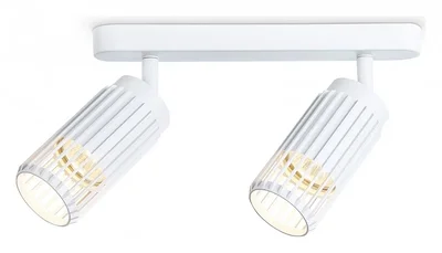 Настенно-потолочный поворотный спот со сменной лампой TN51682/2 WH белый GU10/2 260*60*180