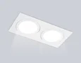 Светильник встраиваемый TN51826/2 WH белый GX53/2 max 15W 215*110*39
