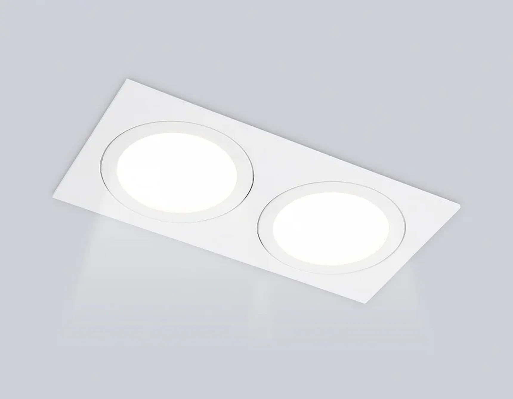 Светильник встраиваемый TN51826/2 WH белый GX53/2 max 15W 215*110*39