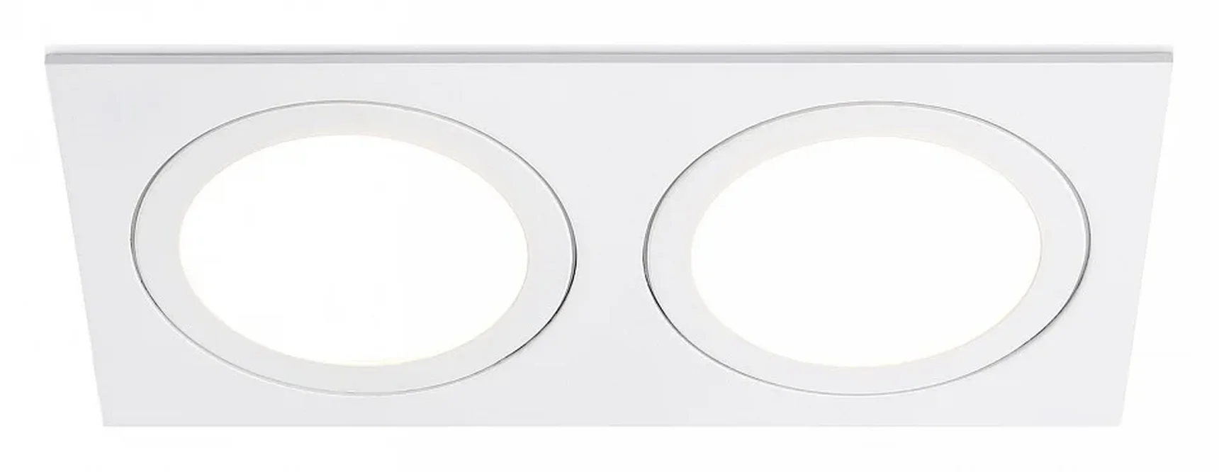 Светильник встраиваемый TN51826/2 WH белый GX53/2 max 15W 215*110*39