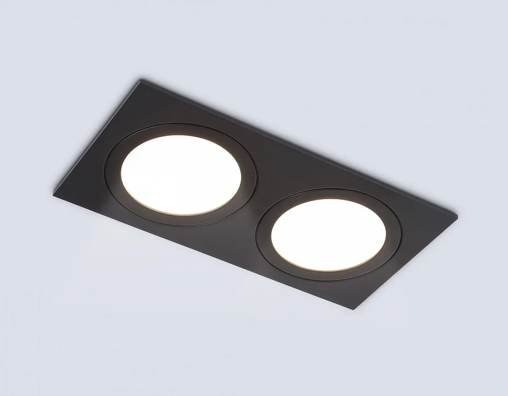 Светильник встраиваемый TN51827/2 BK черный GX53/2 max 15W 215*110*39