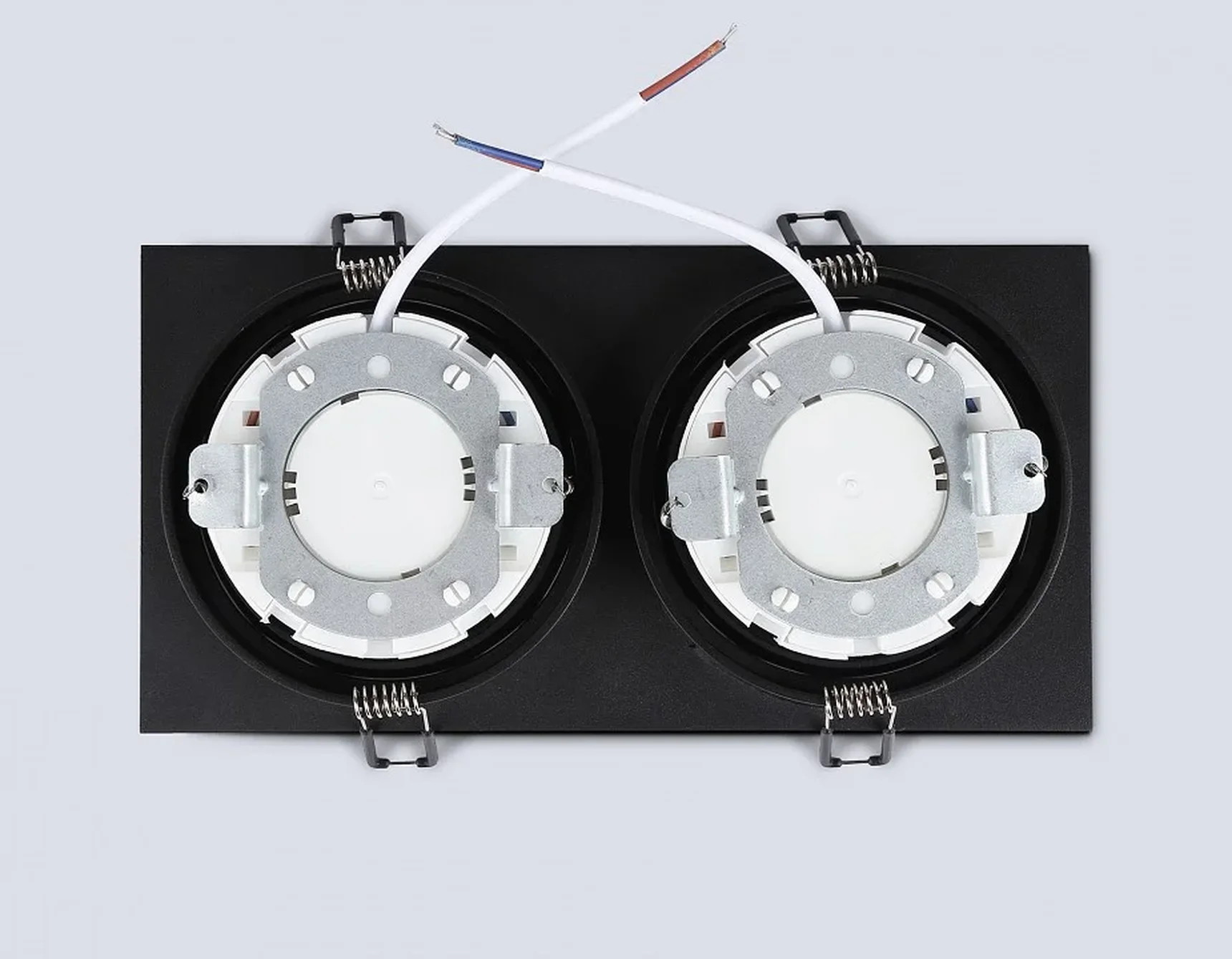 Светильник встраиваемый TN51827/2 BK черный GX53/2 max 15W 215*110*39