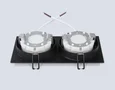 Светильник встраиваемый TN51827/2 BK черный GX53/2 max 15W 215*110*39