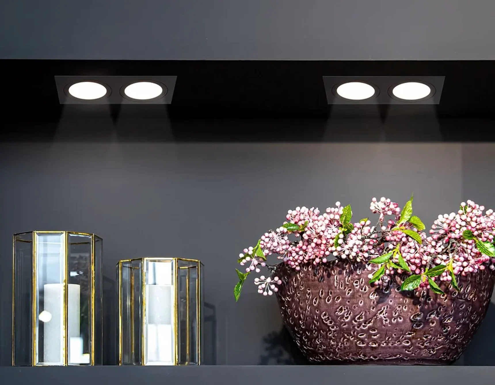 Светильник встраиваемый TN51827/2 BK черный GX53/2 max 15W 215*110*39
