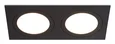 Светильник встраиваемый TN51827/2 BK черный GX53/2 max 15W 215*110*39