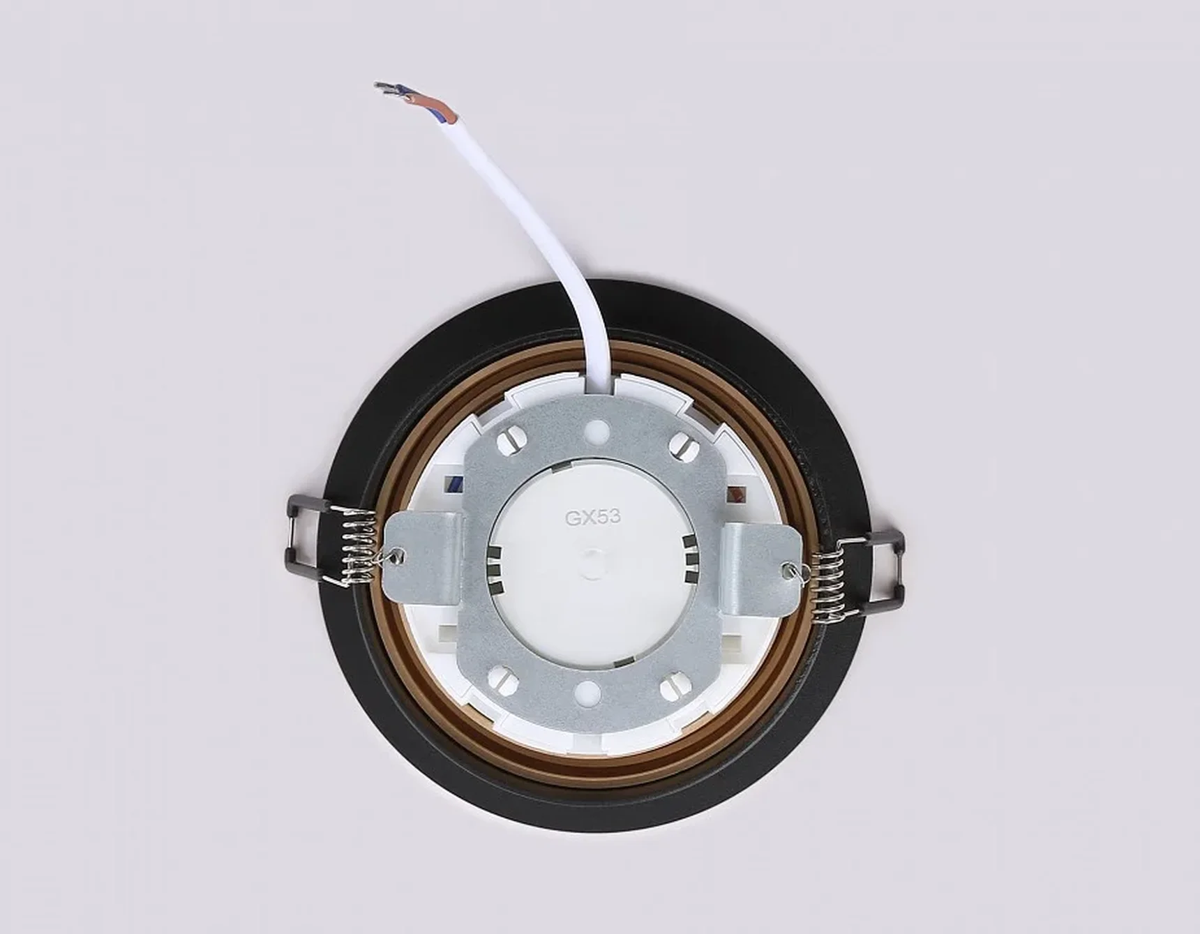 Светильник встраиваемый поворотный точечный TN51914 BK/GD черный/золото GX53 max 12W D115*23