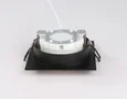 Светильник встраиваемый поворотный точечный TN51918 BK/GD черный/золото GX53 max 12W 115*115*23