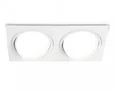 Светильник встраиваемый поворотный точечный GX53 TN51919/2 WH белый GX53 max 12W 220*115*23