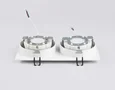 Светильник встраиваемый поворотный точечный GX53 TN51919/2 WH белый GX53 max 12W 220*115*23
