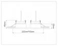Светильник встраиваемый поворотный точечный GX53 TN51919/2 WH белый GX53 max 12W 220*115*23