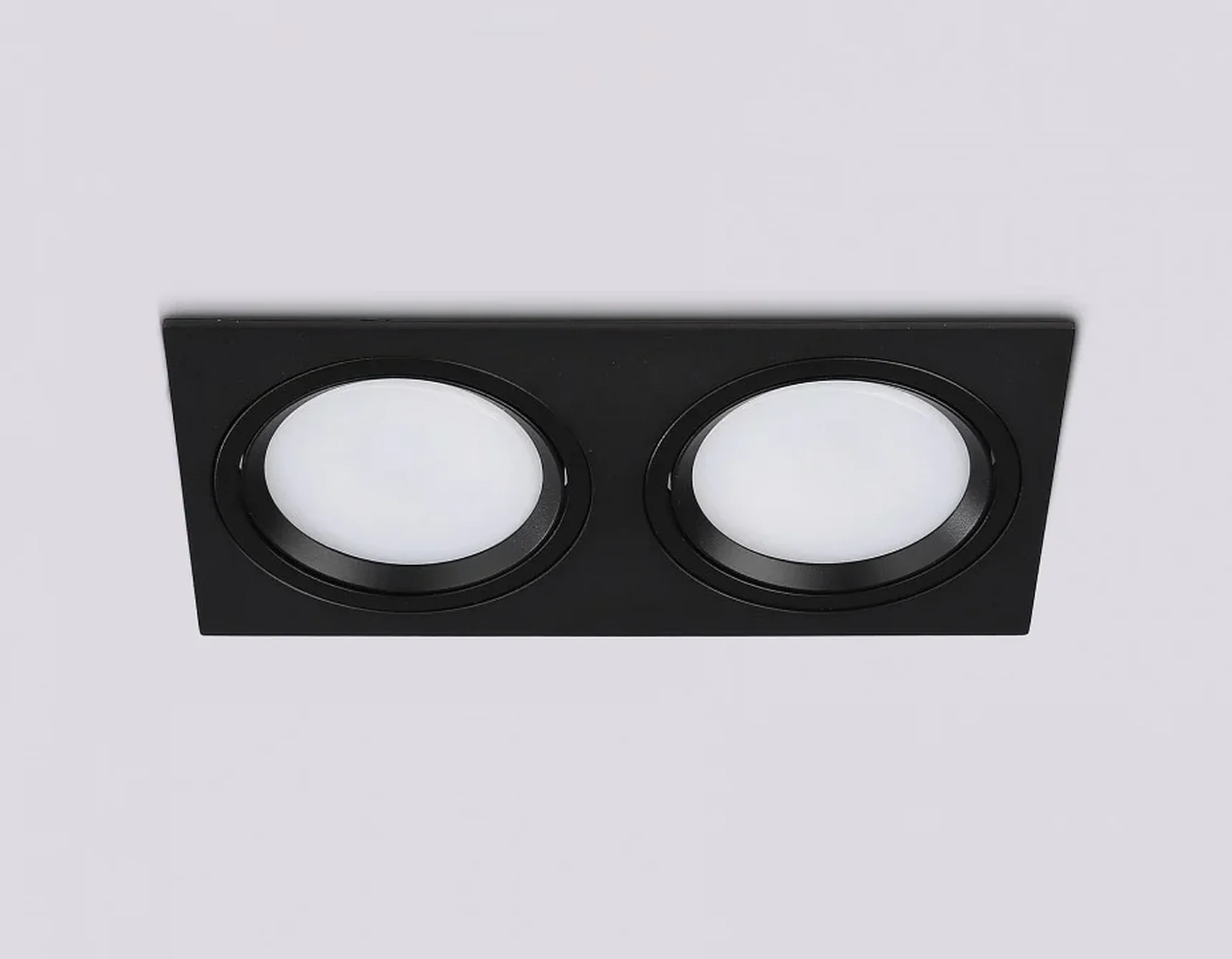Светильник встраиваемый поворотный точечный TN51920/2 BK черный GX53 max 12W 220*115*23