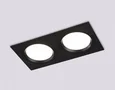 Светильник встраиваемый поворотный точечный TN51920/2 BK черный GX53 max 12W 220*115*23