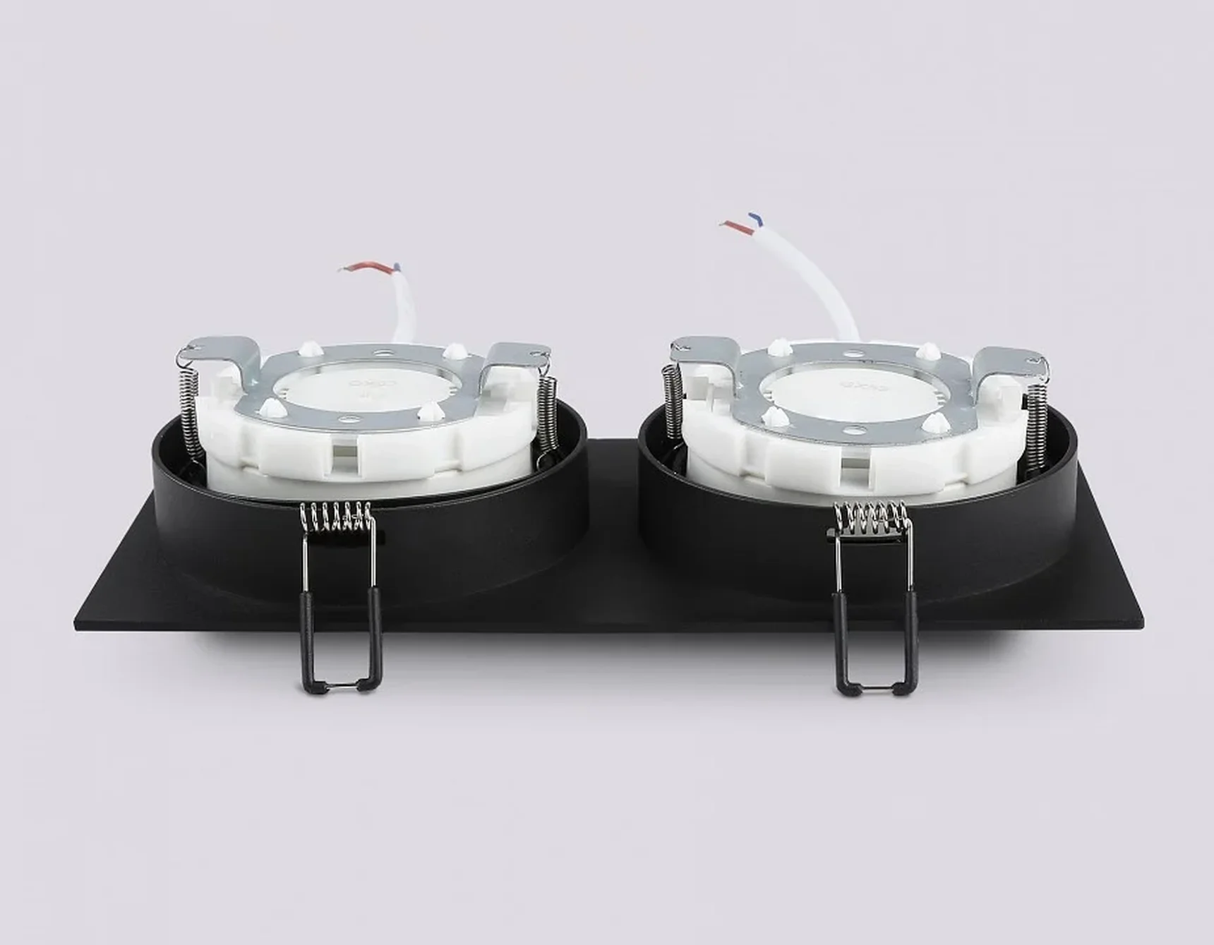 Светильник встраиваемый поворотный точечный TN51920/2 BK черный GX53 max 12W 220*115*23