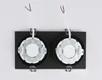 Светильник встраиваемый поворотный точечный TN51920/2 BK черный GX53 max 12W 220*115*23