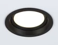 Встраиваемый поворотный точечный светильник GX53 TN52231 BK черный IP20 GX53 D110*44