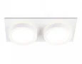 Светильник встраиваемый TN52423/2 WH/FR белый/белый матовый GX53 max 12W 210*105*45