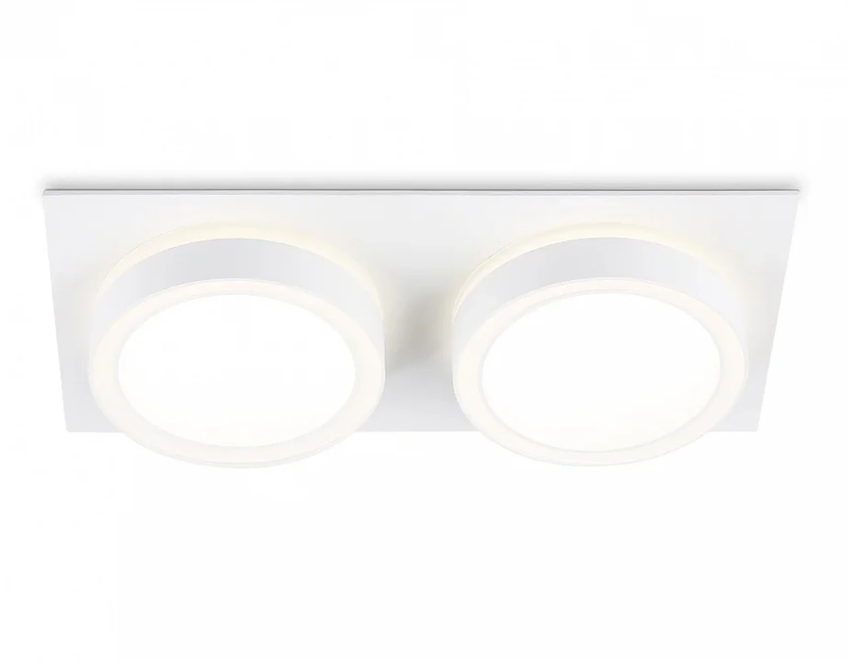 Светильник встраиваемый TN52423/2 WH/FR белый/белый матовый GX53 max 12W 210*105*45